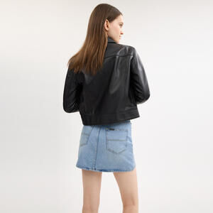 Denim Mini Skirt